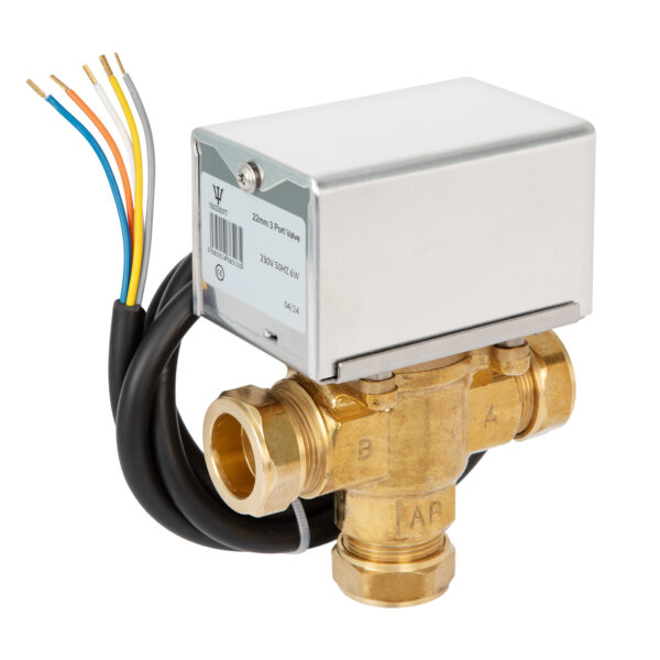 Inline 22mm Central Heating 3 Port Mid-Position - Image 4