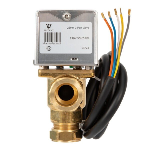 Inline 22mm Central Heating 3 Port Mid-Position - Image 6